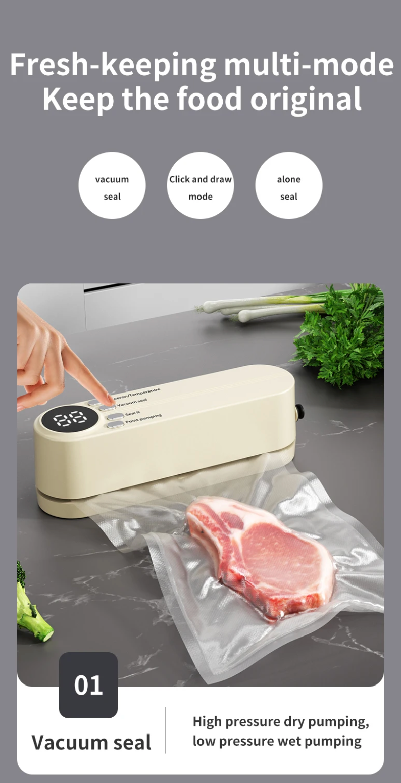Mini Wireless Vacuum Sealing Machine