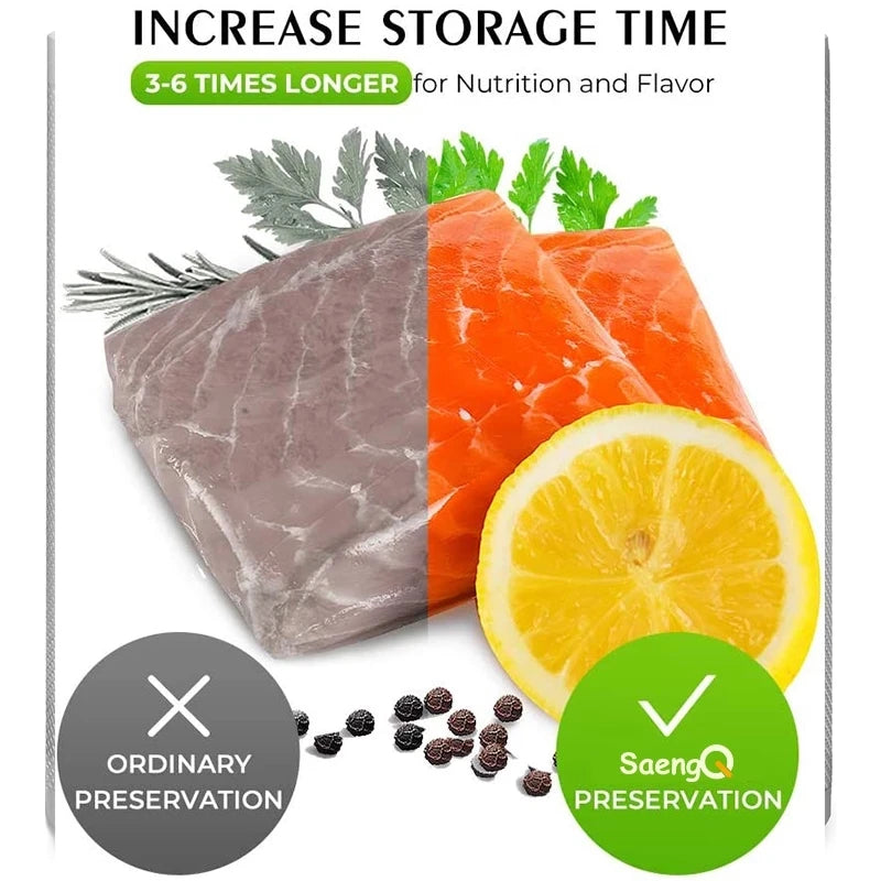 Bolsas de Vacío para Selladora de Alimentos – Rollos 12 a 30 cm x 5 m