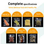 Bolsas de Vacío para Selladora de Alimentos – Rollos 12 a 30 cm x 5 m